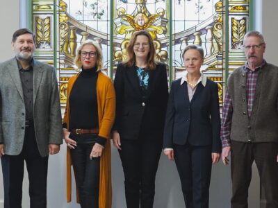 Von links: Janush Duda, Marina Hein, Sylvie Thormann (Kurdirektorin und Geschäftsführerin der Bayer. Staatsbad Bad Kissingen GmbH), Regina Schiebelbein & Ernst Kuklinski
