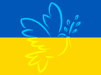 Ukraine Flagge