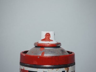 Farbdose Rot