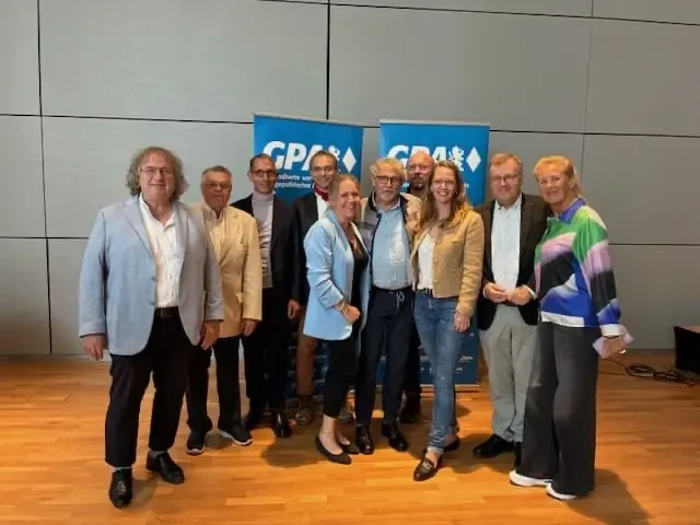 Gruppenfoto des GPA-Landesverbands bei der Landesversammlung in Schweinfurt 2025