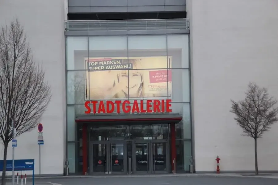 Eingang der Stadtgalerie Schweinfurt