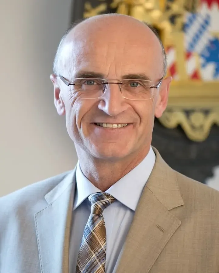 Landrat Wilhelm Schneider, Landkreis Haßberge, Porträtaufnahme