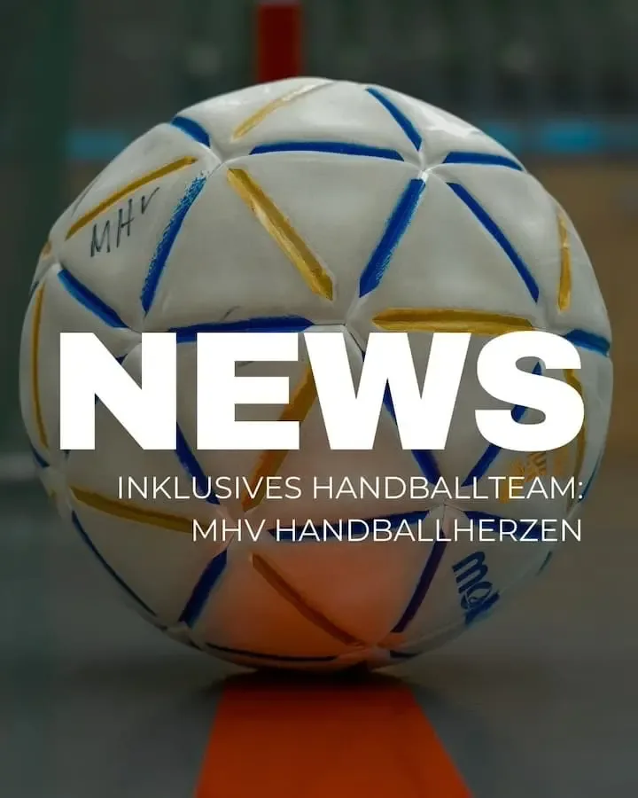 Symbolbild für das neue inklusive Handballteam „MHV Handballherzen“ des MHV Schweinfurt 09