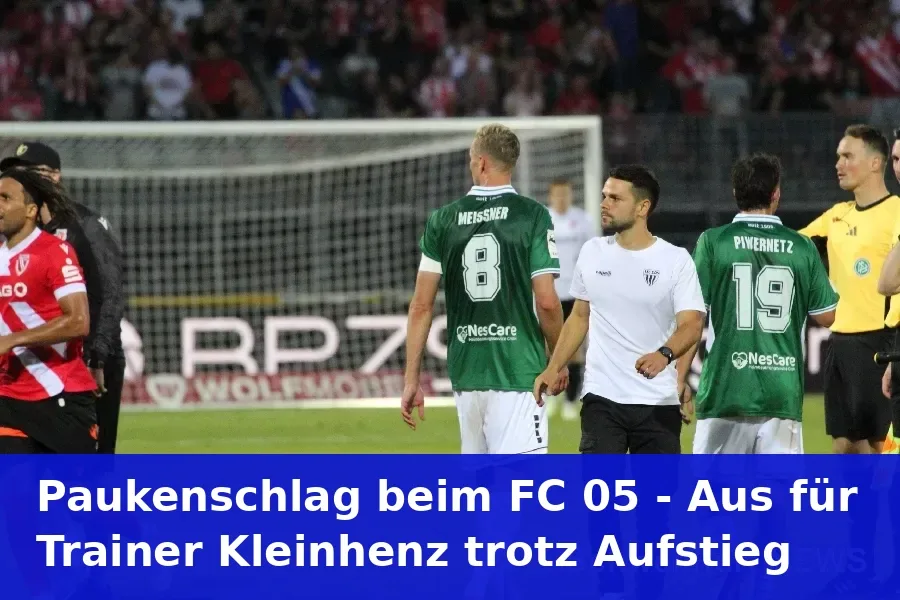 Schweinfurt: Spieler des FC Schweinfurt 05 nach Spiel – Trainer Victor Kleinhenz freigestellt