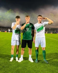 Bausenwein, Schmitt, Doktorczyk verlängern beim 1. FC Schweinfurt 05. Foto: 1. FC Schweinfurt 05