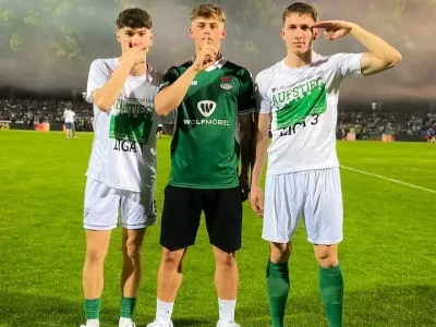 Bausenwein, Schmitt, Doktorczyk verlängern beim 1. FC Schweinfurt 05. Foto: 1. FC Schweinfurt 05