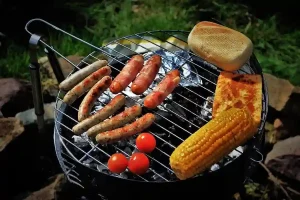 Holzkohle-Grill