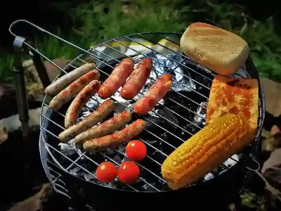 Holzkohle-Grill