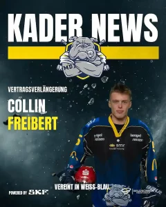 Collin Freibert verlängert. Foto: MD