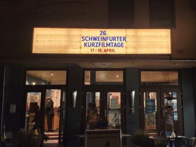 26. Schweinfurter Kurzfilmtage Kino KuK, 17. - 19. April 2025