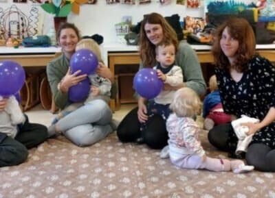 Foto: Petra Niklaus Das Löwenkindercafé feiert am Welt-Frühchentag seinen ersten Geburtstag