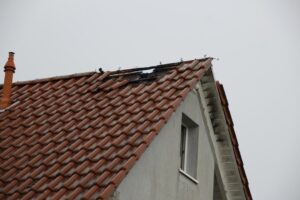 Blitzeinschlag im Wernecker Ortsteil Zeuzleben, Foto: Tim Mützel