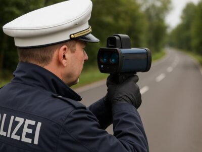 Polizei Geschwindigkeitskontrolle