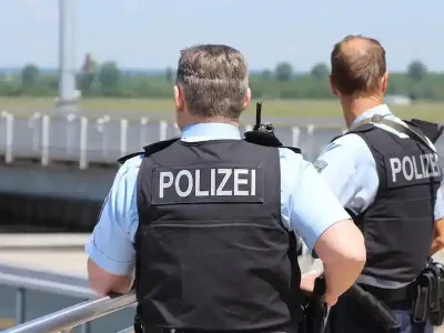 Polizei-Maenner