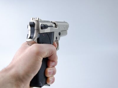 Polizei Überfall Pistole