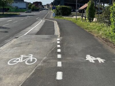 Radweg an der Staatsstraße 2272 wieder nutzbar Bild: Manuel Kneuer, Erster Bürgermeister