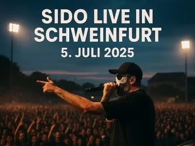 Sido Konzert in Schweinfurt am 5. Juli 2025