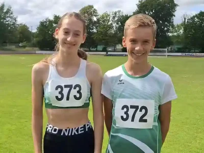 Foto von Eva Baunach: Hanna Hümmer und Simon Baunach zeigten bereits im gesamten Saisonverlauf starke Leistungen und wurden dafür nun auch bei den Süddeutschen Meisterschaften mit Top-Platzierungen belohnt.