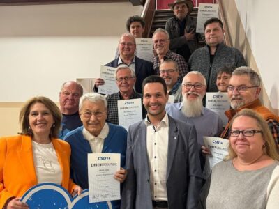 Höhepunkt der Ortshauptversammlung war die Ehrung von 15 Mitgliedern für ihre langjährige Treue – von 10 bis beeindruckenden 50 Jahren. Foto: Herr Daniel Kupfer