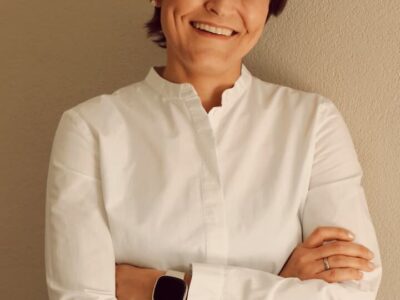 Im Rahmen der Reihe #machdeinding berät Katrin Schmitt angehende Gründerinnen und Gründer und steht ihnen mit Rat und Tat zu Seite. Foto: Rebecca Krampert.
